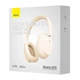 Накладні бездротові навушники Baseus Bowie D05 Bluetooth 5.3 Creamy-white - зображення 5