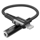 Переходник Lightning на 3.5mm Acefast MFI C1-05 алюминиевый 1,2 м черный - изображение 1