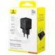 СЗУ Baseus Palm Fast Charger 30W 1USB-A 1C ABS-пластик Cluster Black - зображення 6
