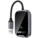 Адаптер Acefast QC1 беспроводной CarPlay/Android Auto USB-A 13,5 см серый цинковый сплав - изображение 1