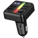 АЗУ FM модулятор Hoco E89 Libre 45W 2xUSB 2xType-C пластик черный 72x44x47 мм - изображение 1