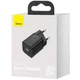 Зарядний пристрій Baseus Super Si Quick Charger PD 25W 1xType-C чорний - зображення 4