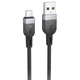 Дата кабель Hoco X109 MicroUSB 3м силикон черный - изображение 1
