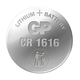 Батарейки GP LITHIUM CR1616 3.0V 5 шт литиевые для часов игрушек и других устройств с низким энергопотреблением - изображение 2