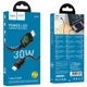 Дата кабель Hoco U146 Type-C to Lightning 30W 1.2m PVC Чорний - зображення 2