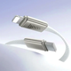 Кабель Hoco X125 Exceso Type-C to Lightning для заряджання та передавання даних пристроїв Apple потужністю до 30W чорний - зображення 6