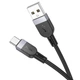 Кабель Hoco X109 Energy USB — Type-C 3 м, силиконовая оплётка, чёрный - изображение 5