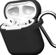 Чехол силиконовый для наушников AirPods 1 2 черный защитный аксессуар для хранения и защиты от повреждений - изображение 3