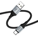 Кабель Hoco X102 Type-C зарядный и синхронизационный для смартфонов и планшетов с текстильной оплеткой 1 м 3 А - изображение 6
