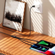 Кабель Hoco X74 3 в 1 для заряджання смартфонів і планшетів Lightning Micro USB Type C чорний - зображення 4