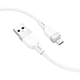 Кабель Hoco X109 Energy силіконовий для заряджання та передавання даних Micro USB 1 метр 2.4 А білий - зображення 4