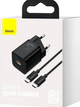 Сетевое зарядное устройство Baseus Super Si 25W с кабелем Type-C для быстрой зарядки смартфонов и планшетов - изображение 3