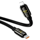 Кабель Hoco U143 Joy Type-C to Lightning для швидкого заряджання iPhone і передавання даних 27W чорний - зображення 1