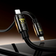 Кабель Hoco U143 Joy Type-C to Lightning для швидкого заряджання iPhone і передавання даних 27W чорний - зображення 9