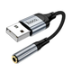 Адаптер Hoco LS36 зовнішня звукова карта USB 3.5 для комп'ютера та ноутбука якісне аудіо відтворення й запис - зображення 6