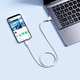 Кабель Baseus Silky Series USB Lightning 2.4A для быстрой зарядки и передачи данных 1м белый - изображение 7