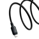Кабель Baseus Silky Series Type-C Lightning для швидкого заряджання та передавання даних 20 W 1 м чорний - зображення 6
