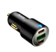 Автомобильное зарядное устройство Hoco NZ6 PD45W 3 порта для быстрой зарядки смартфонов и планшетов с USB Type-C и Type-A - изображение 6
