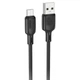 Дата кабель Borofone BX113 Lenny USB to MicroUSB 2.4A (1m) (Black) (258055) - зображення 1