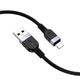 Кабель Hoco X109 Energy PD силиконовый для зарядки и передачи данных iPhone iPad 27 Вт 1 м черный - изображение 4