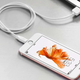 Кабель Hoco X1 Micro USB для зарядки и передачи данных с током 2.4А длина 1м белый износостойкий TPE - изображение 8