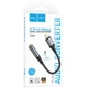 Аудіо кабель Aux HOCO LS36A Fresh 3.5mm to Lightning (0.12m) (Metal gray) (257311) - зображення 2