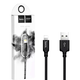 Кабель Hoco X14 Lightning для швидкого заряджання та синхронізації пристроїв з USB довжина 2 метри чорний - зображення 5