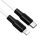 Кабель Hoco X21 Plus Silicone Lightning для заряджання та передавання даних 1 м чорний і білий із високою пропускною здатністю - зображення 6