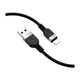 Кабель Hoco X109 Energy силіконовий для заряджання та передавання даних iPhone iPad довжина 2 метри чорний - зображення 5