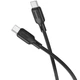 Дата кабель Borofone BX113 Lenny Type-C to Type-C 60W (1m) (Black) (258057) - зображення 3