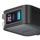 Автомобільний зарядний пристрій HOCO Z67A Triunfar PD45W+QC3.0 total 60W with retractable cables (1USB-A/2C/1L) (Metal gray) (257376) - зображення 3