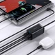 МЗП Baseus GaN3 Pro 65W (2 Type-C + 2 USB) + Кабель Type-C to Type-C 100W (1m) black - зображення 6
