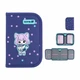 Пенал Kite Be Friends "Девочка с котенком" 20.5x14x4 см 1 отделение с 2 отворотами каркасный на молнии синий (K26-622-3) - изображение 3