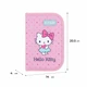 Пенал Kite Hello Kitty "Котёнок Китти" 20.5х14х4 см 1 отделение с 2 отворотами каркасный на молнии розовый (HK26-622) - изображение 4