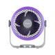 ARDESTO Вентилятор OneBreeze FT-M55GR настільний/настінний, 14см, акумулятор, USB-A Type-C, сірий - изображение 5