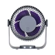 ARDESTO Вентилятор OneBreeze FT-M55GR настільний/настінний, 14см, акумулятор, USB-A Type-C, сірий - изображение 7