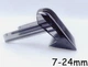 Насадка 7-24 мм на машинку для стрижки совместимая с Philips HC7460/15, HC9450/15, HC9490 HC9452 гребень Черный - изображение 9