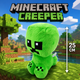 Мягкая игрушка Крипер Minecraft Creeper 25 см, зеленый, плюшевый персонаж Майнкрафт подарок для детей - изображение 1