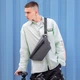 Сумка через плече Mark Ryden MR2293 для iPad 9.7” з магнітною застібкою та захистом від вологи (Сірий) - зображення 5
