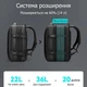 Дорожній рюкзак Mark Ryden 9299KR для подорожей з захистом від вологи (Чорний) - зображення 7