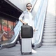 Дорожный рюкзак Mark Ryden MR9668SJ для ноутбука 15.6" и планшета с USB-портом и защитой от влаги (Черный) - изображение 11