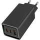 Зарядное устройство ColorWay GaN3 Pro Power Delivery (USB-A + 2 USB TYPE-C) (65W) (CW-CHS039PD-BK) - изображение 1