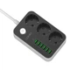 Мережевий Подовжувач LDNIO SE3631 6USB 3.4A / 3 Socket - изображение 4