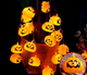 Гирлянда Halloween Pumpkin 20 ламп для украшения интерьера на Хэллоуин с прозрачным проводом - изображение 5