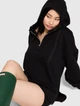 Жіночий спортивний комплект на флісі (худі+штани) Victoria's Secret PINK Campus Fleece XS (Чорний) - изображение 2