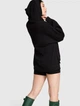 Жіночий спортивний комплект на флісі (худі+штани) Victoria's Secret PINK Campus Fleece XS (Чорний) - изображение 3