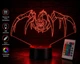Светильник ночник «Персонаж Dota 2 Дота 2 Broodmother Бруда» на подарок геймеру фанату игры Dota. 3D лампа с Led-подсветкой и пультом (7 цветов 4 режима) (3DP075) - изображение 1