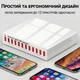 Багатопортовий зарядний пристрій на 12 USB портів Addap MCS-X6, зарядна док станція, 120W - зображення 3