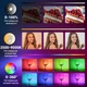 Портативна світлодіодна LED лампа Andoer W200RGB | заповнююче відео світло з різнокольоровим RGB підсвічуванням на штатив - изображение 2