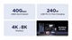 Кабель USB-С to USB-С Ugreen L705 40Gbps PD3.1 240W для быстрой зарядки, 8K 60Hz для монитора, ноутбука, MacBook, iPhone 17 16 15 и Samsung 1m Black (65175) - изображение 8